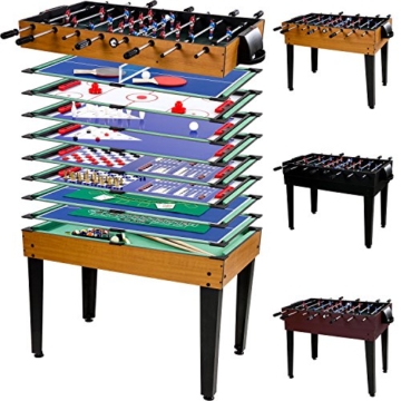 Maxstore Multigame Spieletisch Mega 15 in 1